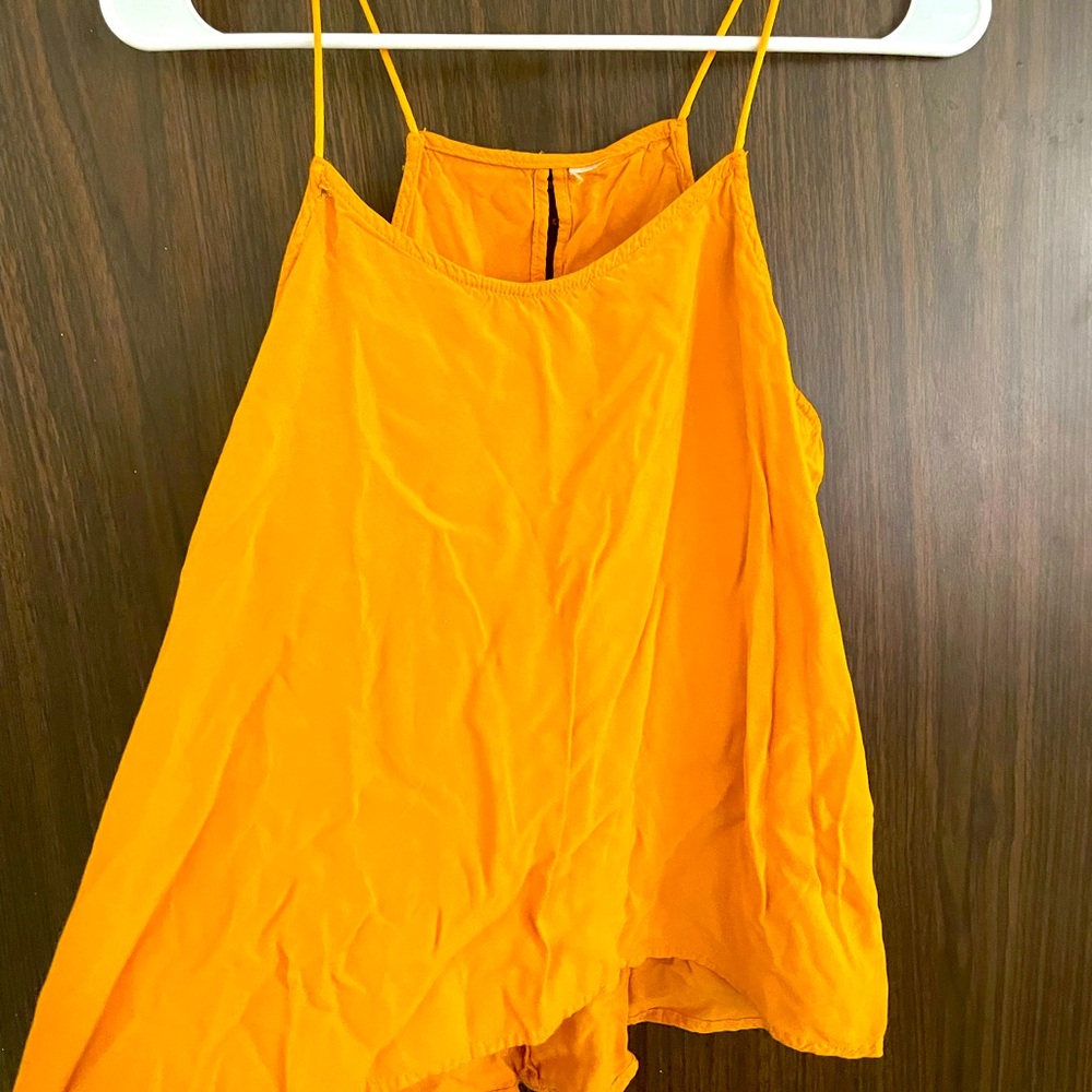 Pink and Orange flowing tank tops